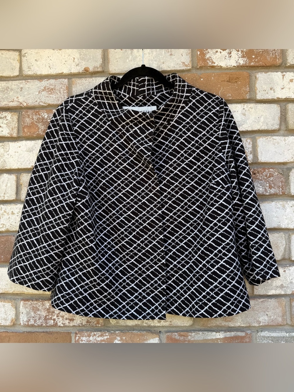 Doncaster Black and White Blazer Jacket